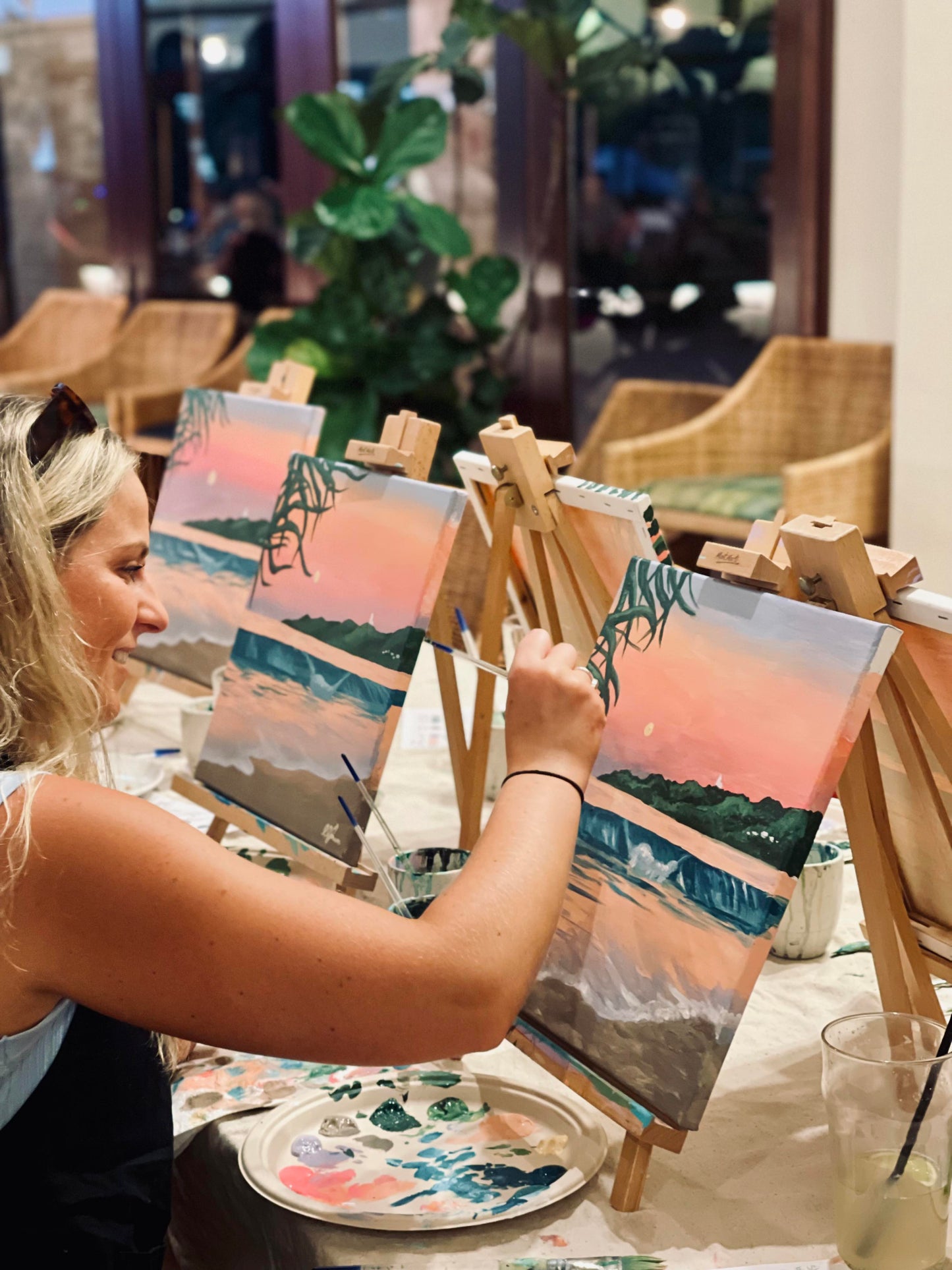Paint & Sip: SAT 26th OCTOBER - "Chincogan" @ Art by Sharni POP-UP, Brunswick Heads