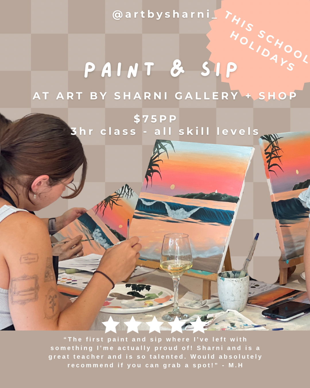 PAINT & SIP CLASSES
