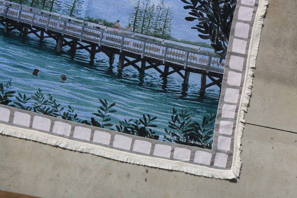 "Rite of Passage" Brunswick Bridge Large Rug
