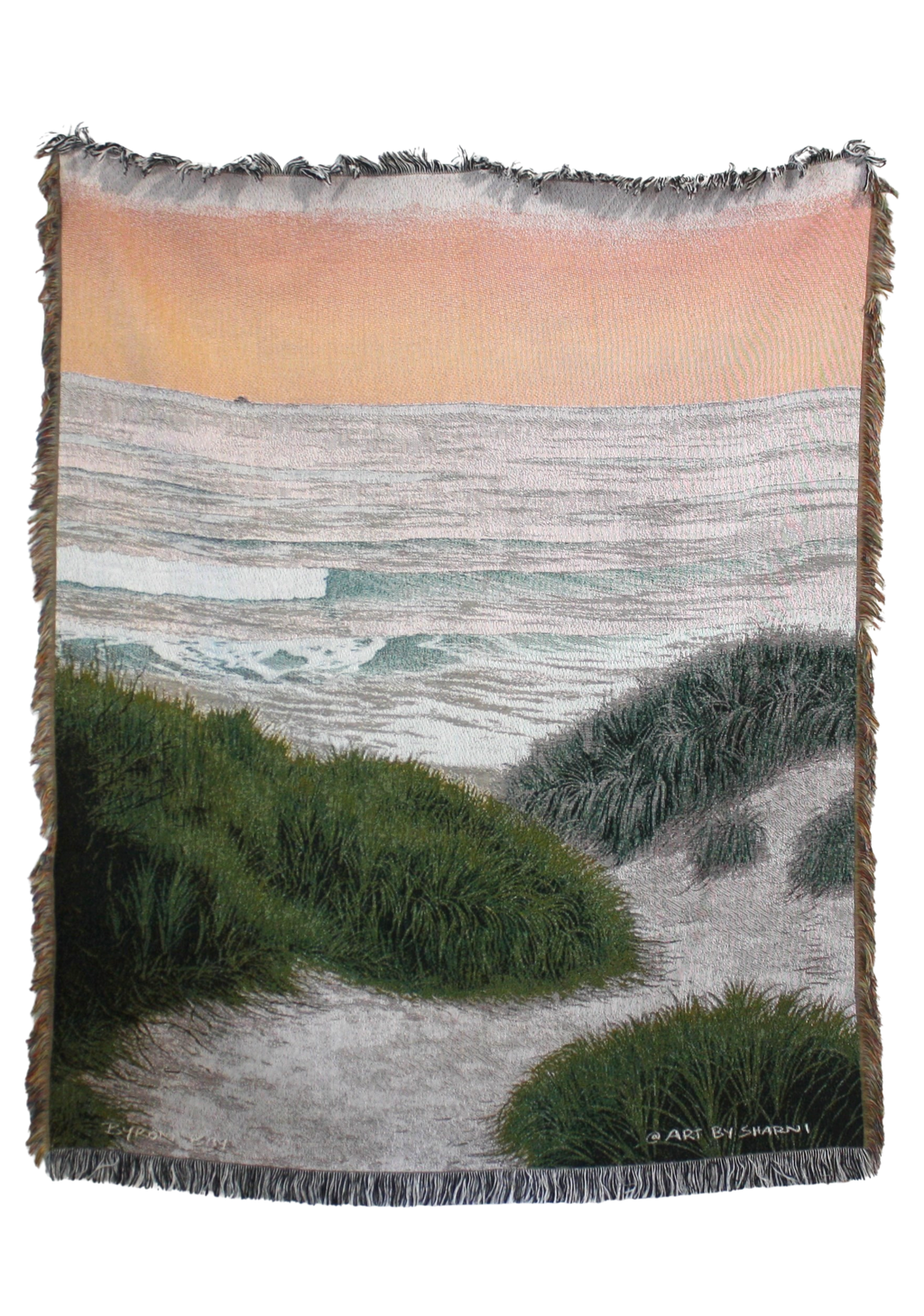 "Belongil at Dusk" Byron Bay - Small Woven Rug