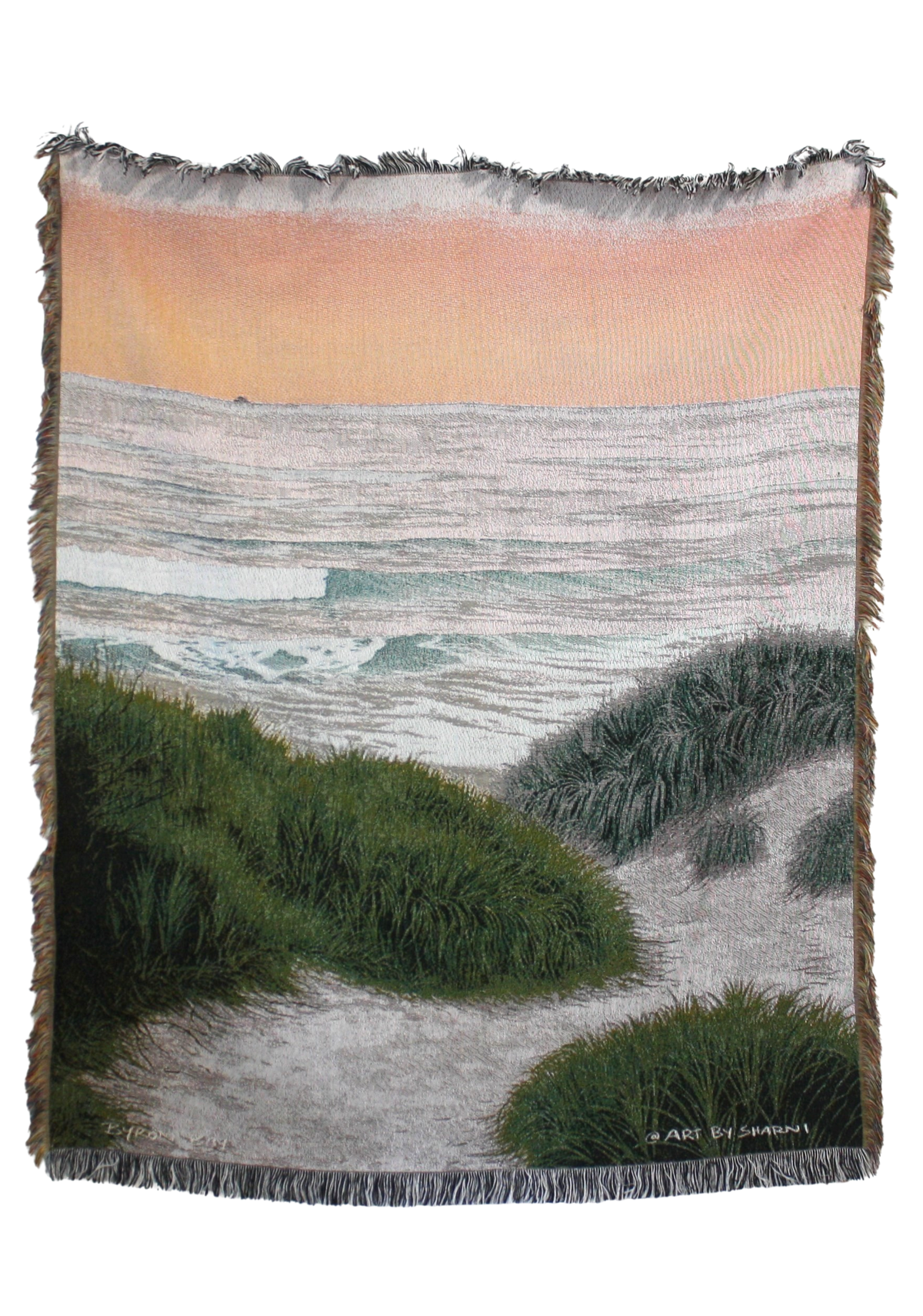 "Belongil at Dusk" Byron Bay - Small Woven Rug