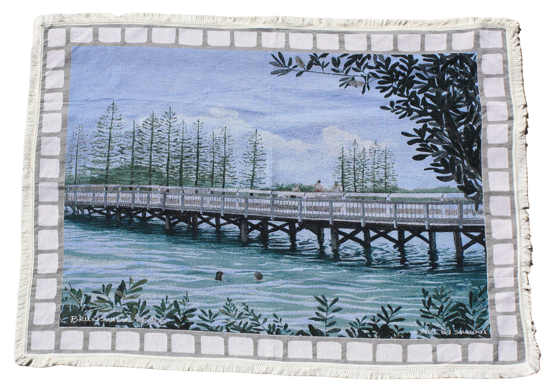 "Rite of Passage" Brunswick Bridge Large Rug