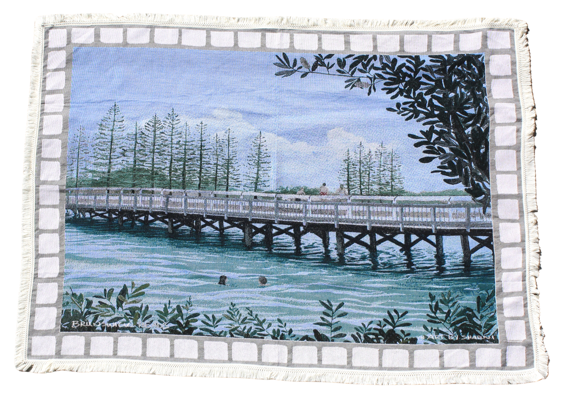 "Rite of Passage" Brunswick Bridge -  Large Rug